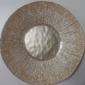 Блюдо "Фейерверк" 28 CM шампань