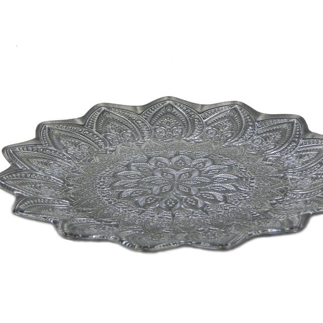 Большая тарелка «Каменный цветок» 34 CM (кор.6шт) 17474