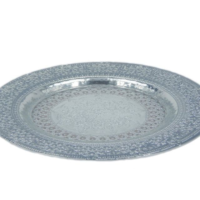Тарелка большая «Жасмин» голубой 32 CM (кор.6шт) 16298/1